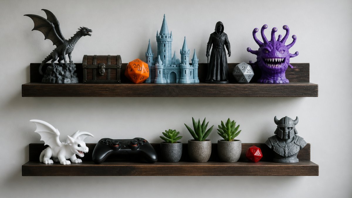 3D Printed Shelf Decor for Gamers: 2026 Guide