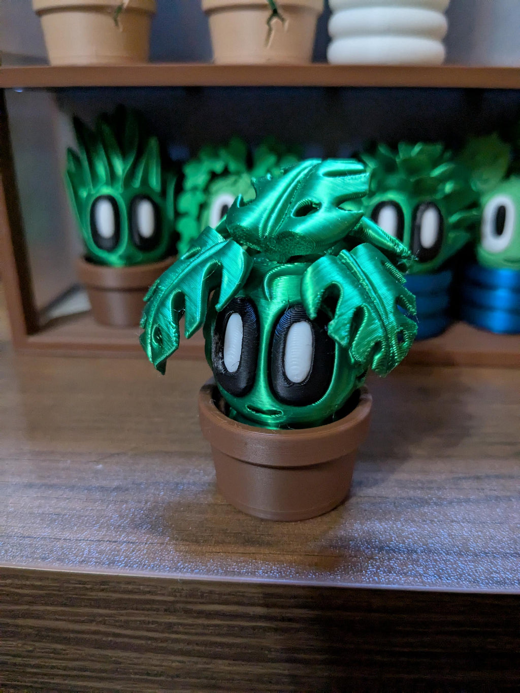 Blob Plants - Five Adorable 3D printed plants in pots, plus a cute Greenhouse!