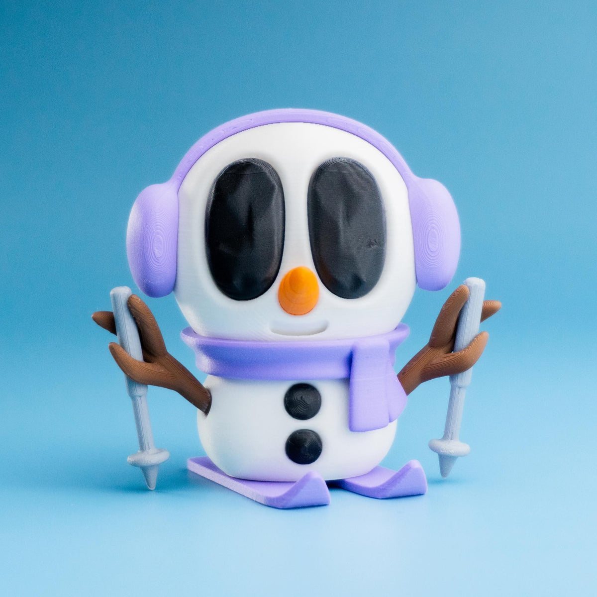 Blob Snowmen - Five Adorable 3D printed snowmen with wardrobe accessories!