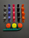 Custom Golf Ball Holder – Holds 3 Balls | Personalized with Text | Golf Gift with Carabiner Clip - Golf balls NOT included
