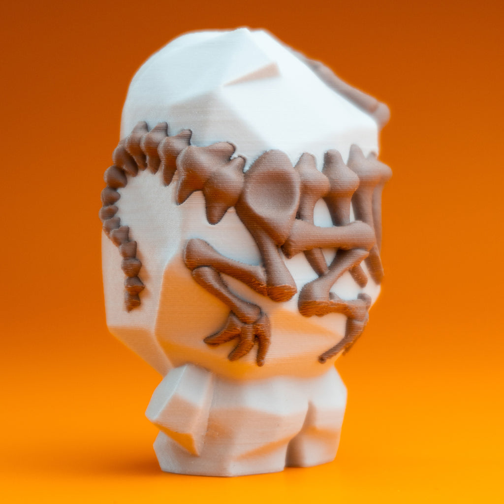 Blob Prehistoric Rocks – 3D Printed Rock Set, Cute Geology Decor, Fossil Gift