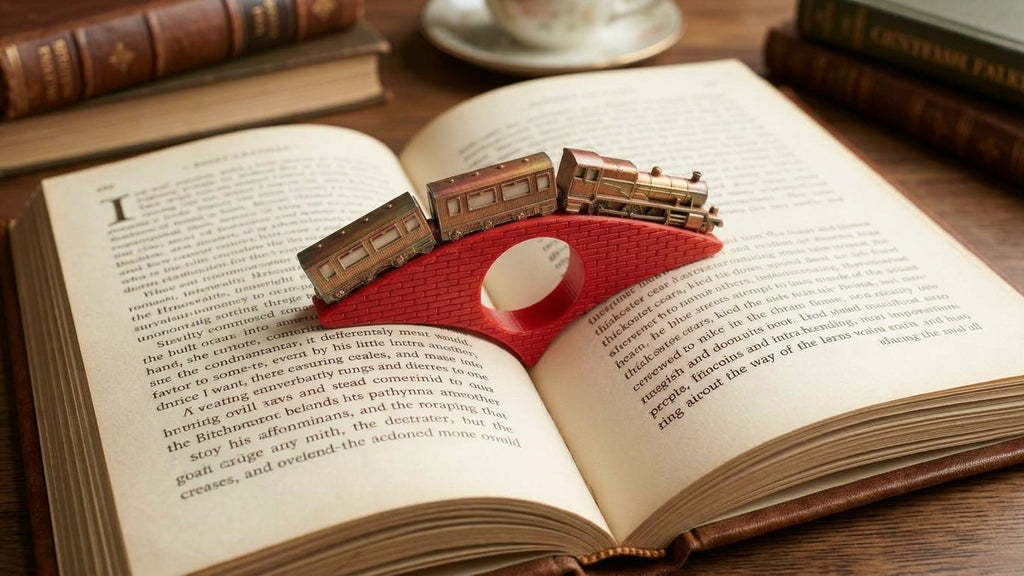 Express Train Book Page Holder