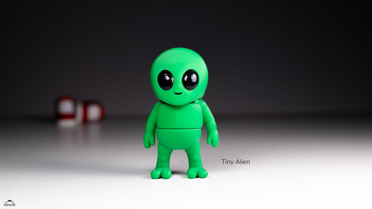👽 Tiny Alien – Cute Alien Figurine and Keychain