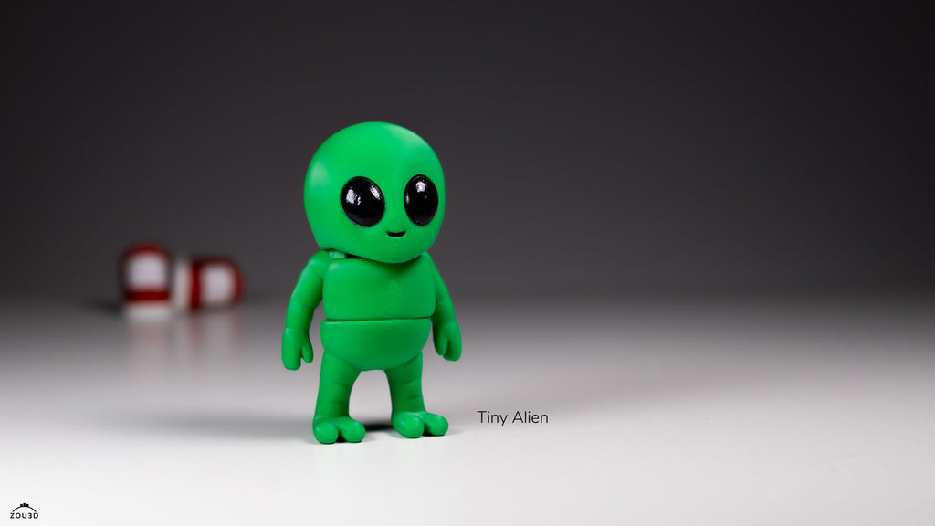 👽 Tiny Alien – Cute Alien Figurine and Keychain