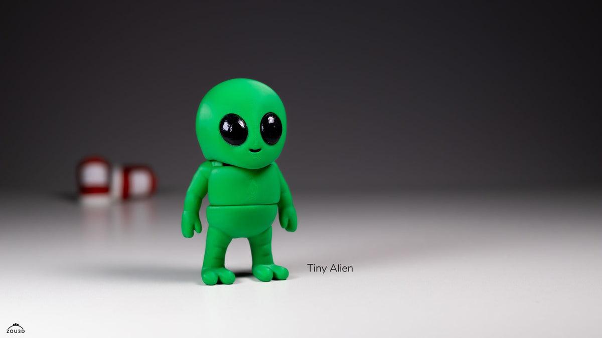 👽 Tiny Alien – Cute Alien Figurine and Keychain