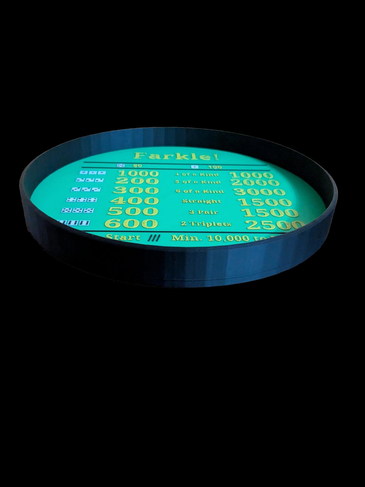 3D Printed Dice Rolling Bowl for Farkle! – Unique, Lightweight, and Durable!