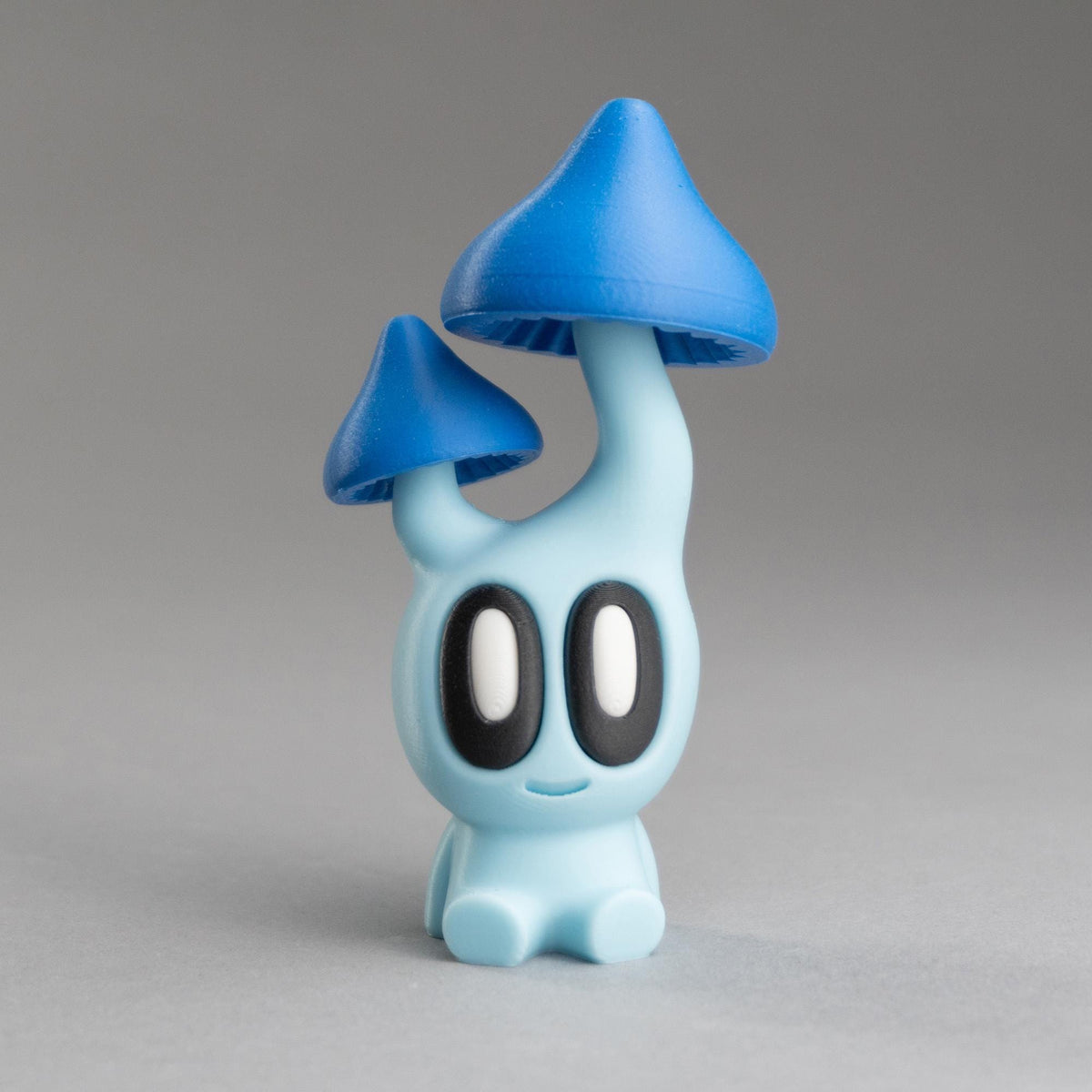 Blob Mushrooms - Five Adorable 3D printed mushrooms with log and stump!